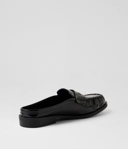 ATTICUS TH BLACK CRINKLE PATENT SMOOTH