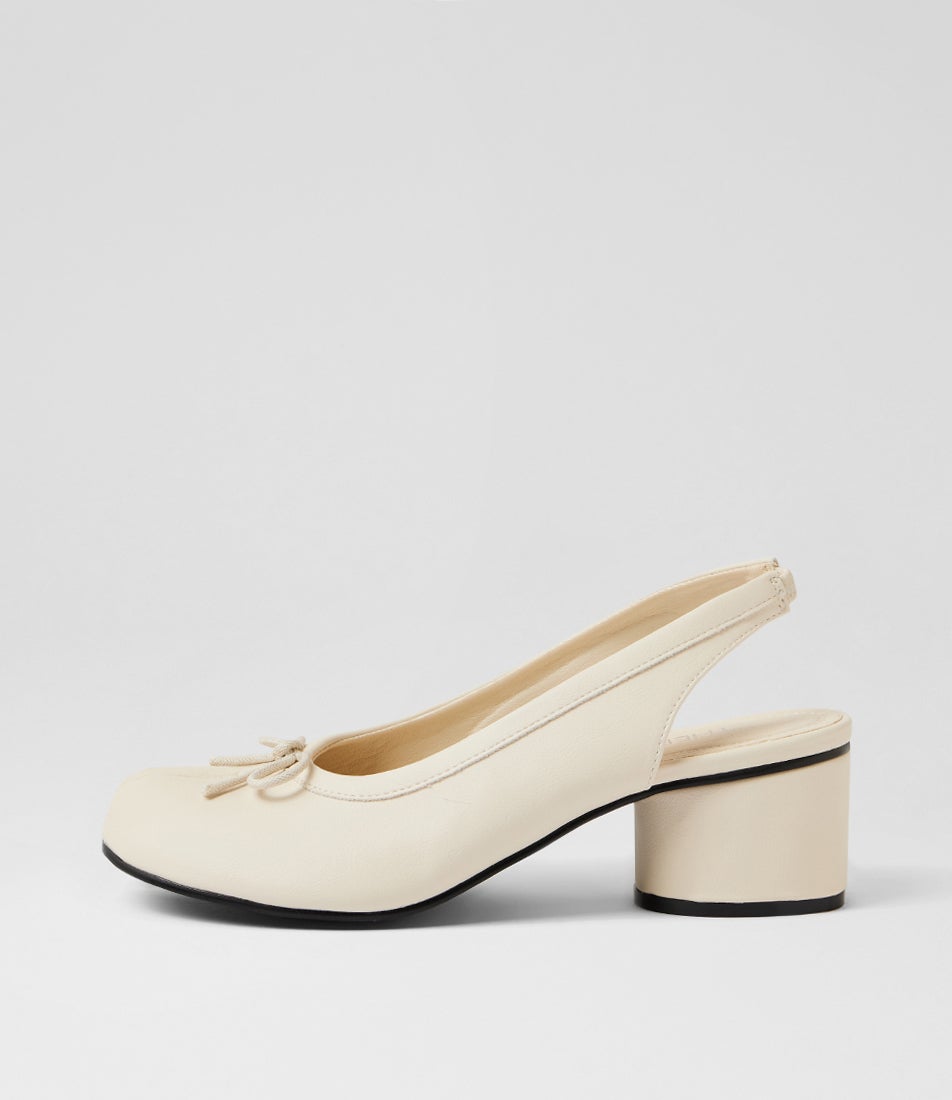 Mochi Ivory Slingbacks