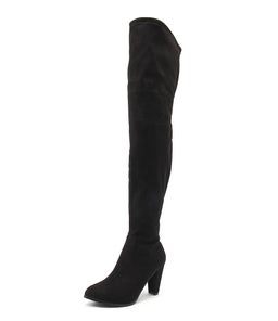 AMBROSE BLACK MICROSUEDE