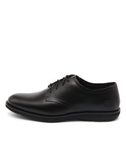 EARTHKEEPERS KEMPTON OXFORD BLACK LEATHER