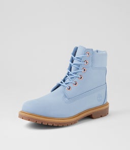 6 PREMIUM ICON BOOT WOMEN'S LIGHT BLUE NUBUCK