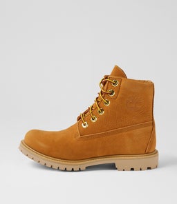 NELLIE 6 INCH LACE UP TM WHEAT LEATHER
