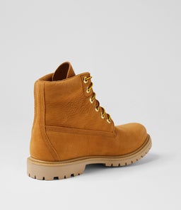 NELLIE 6 INCH LACE UP TM WHEAT LEATHER