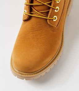 NELLIE 6 INCH LACE UP TM WHEAT LEATHER