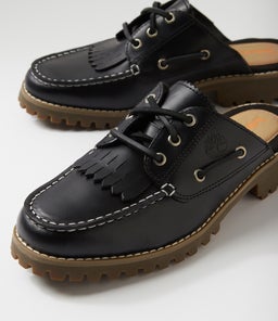 NOREEN MULE SHOE TM BLACK FULL GRAIN LEATHER