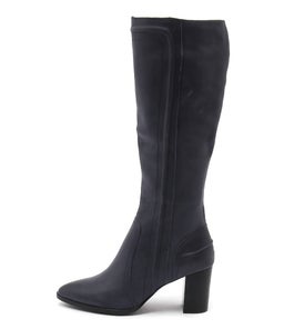 ANITA NAVY LEATHER