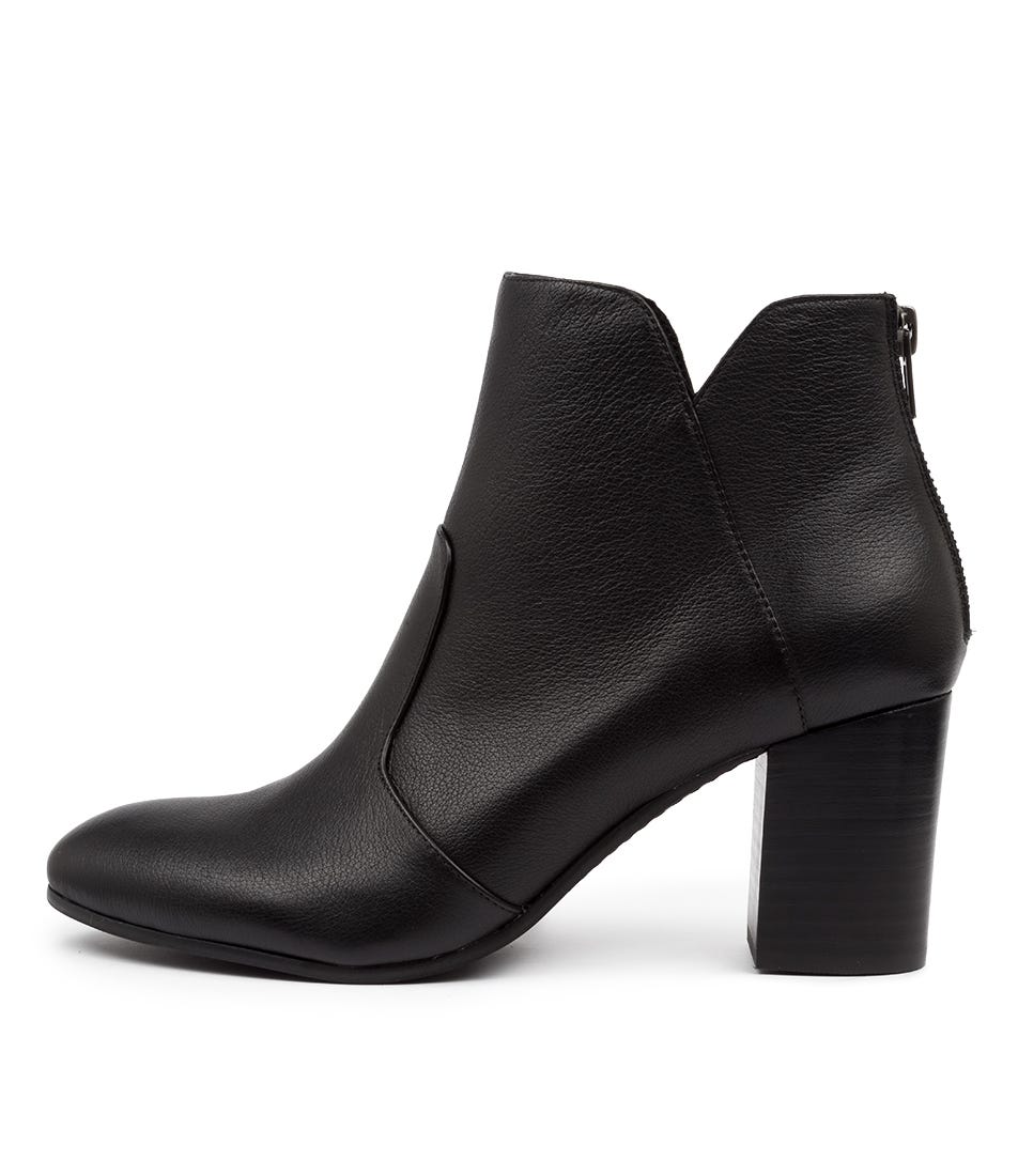 Buy Top End Upclimb Black Heel Ankle Boots online with free shipping