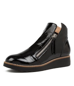 OHMY BLACK BLACK SOLE PATENT LEATHER