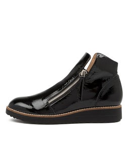 OHMY BLACK BLACK SOLE PATENT LEATHER