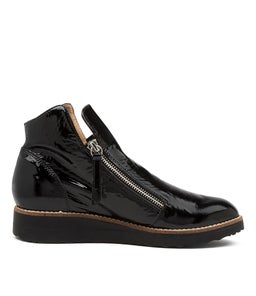 OHMY BLACK BLACK SOLE PATENT LEATHER