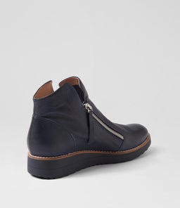 OHMY NAVY NAVY SOLE LEATHER