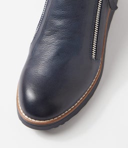 OHMY NAVY NAVY SOLE LEATHER