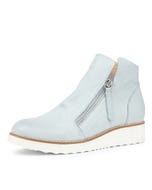 OHMY PALE BLUE LEATHER BOOTS WS