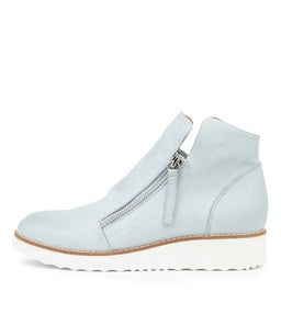 OHMY PALE BLUE WHITE SOLE LEATHER