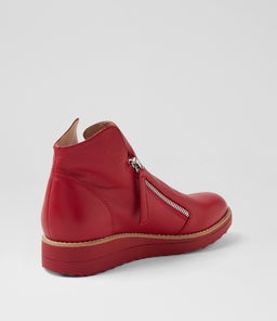 OHMY DK RED RED SOLE LEATHER