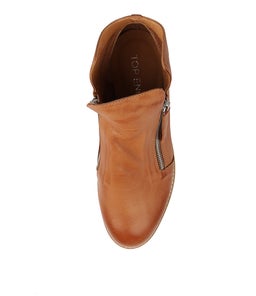 OHMY DK TAN LEATHER