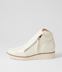 OHMY IVORY IVORY SOLE PATENT LEATHER
