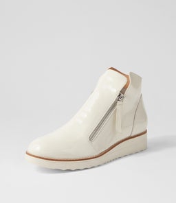 OHMY IVORY IVORY SOLE PATENT LEATHER