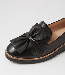 OCLEM BLACK BLACK SOLE LEATHER
