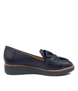 OCLEM NAVY NAVY SOLE LEATHER