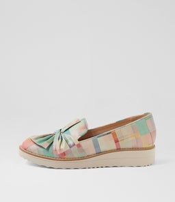 OCLEM MULTI CHECKERS LEATHER