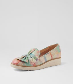 OCLEM MULTI CHECKERS LEATHER