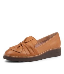 OCLEM DK TAN CHOC SOLE LEATHER