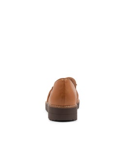 OCLEM DK TAN CHOC SOLE LEATHER