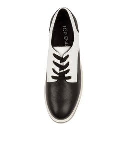 SELDON BLACK WHITE LEATHER