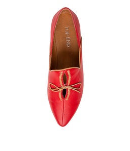 SOMMER RED TAN LEATHER