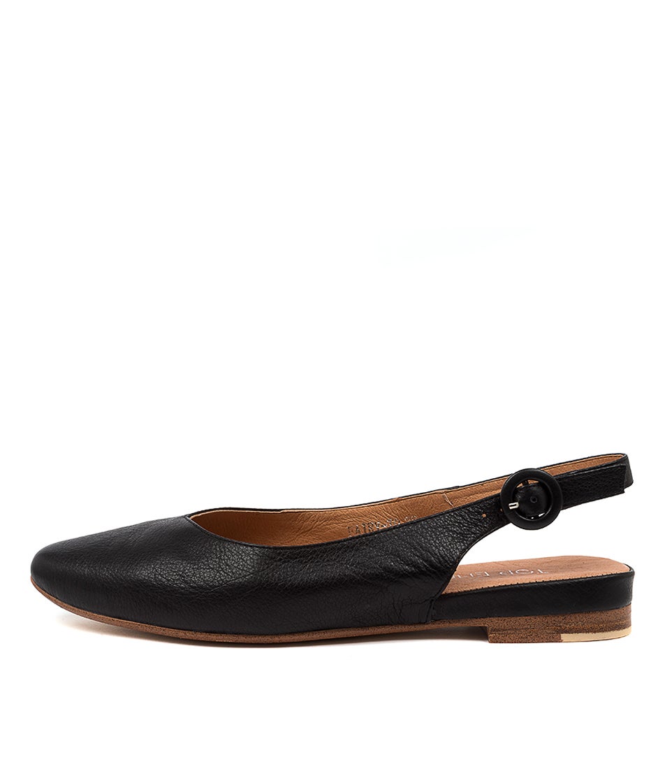 Fairy Black Leather Flat Shoes Fairy Black Leather Flat Shoes