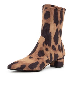 AUSTON TO LEOPARD STRETCH MICROSUEDE