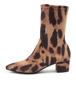 AUSTON TO LEOPARD STRETCH MICROSUEDE