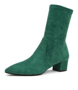 AUSTON TO EMERALD STRETCH MICROSUEDE