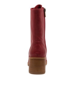 NATALIE TO DK RED LEATHER