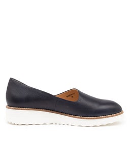 OHDEAR TO NAVY WHITE SOLE LEATHER