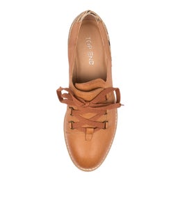 ORANGES TO DK TAN TAN ZEBRA LEATHER PONY