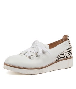 ORANGES TO WHITE BLACK&WHITE ZEBRA LEATHER PONY