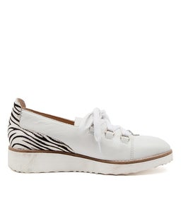 ORANGES TO WHITE BLACK&WHITE ZEBRA LEATHER PONY
