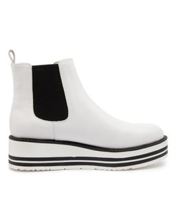 SHANTA TO WHITE BLACK ELA LEATHER