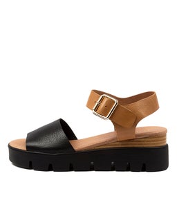 REESE TO BLACK DK TAN LEATHER