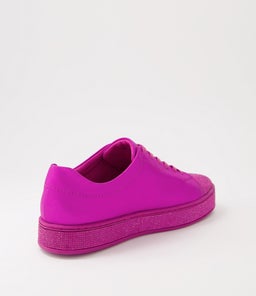 PURITY TO FUCHSIA SATIN METALLIC FUCHSIA LEATHER JEWELS