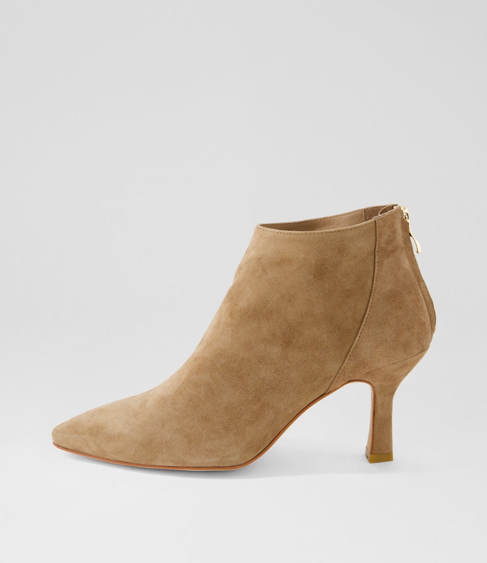 Lara Light Choc Suede Ankle Boots Lara Light Choc Suede Ankle Boots