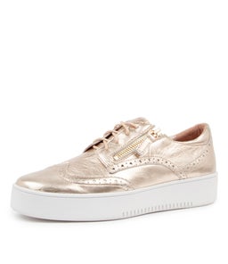 LEON TO CHAMPAGNE WHITE SOLE CRUSH LEATHER