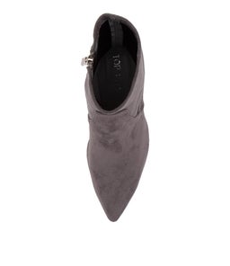 LISBON TO GREY STRETCH MICROSUEDE