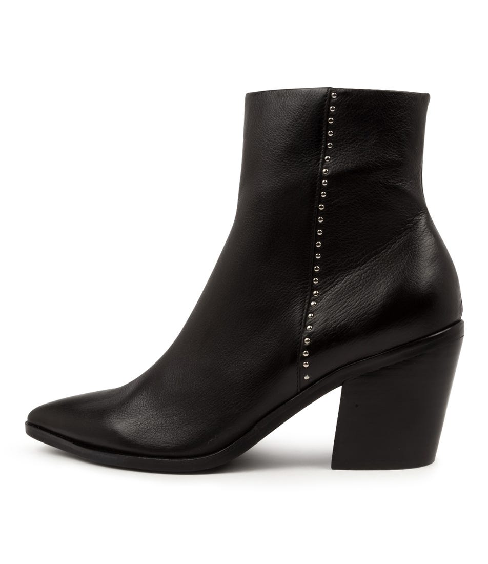 Buy Top End Mistie To Black Heel Ankle Boots online with free shipping