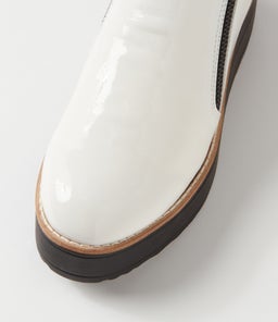 NENE TO WHITE BLACK SOLE PATENT LEATHER
