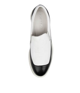 STORMY TO BLACK WHITE LEATHER LEATHER