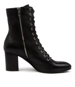 UMER TO BLACK BLACK HEEL LEATHER