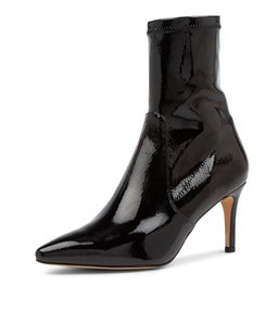 BOSS TO BLACK STRETCH PATENT PU